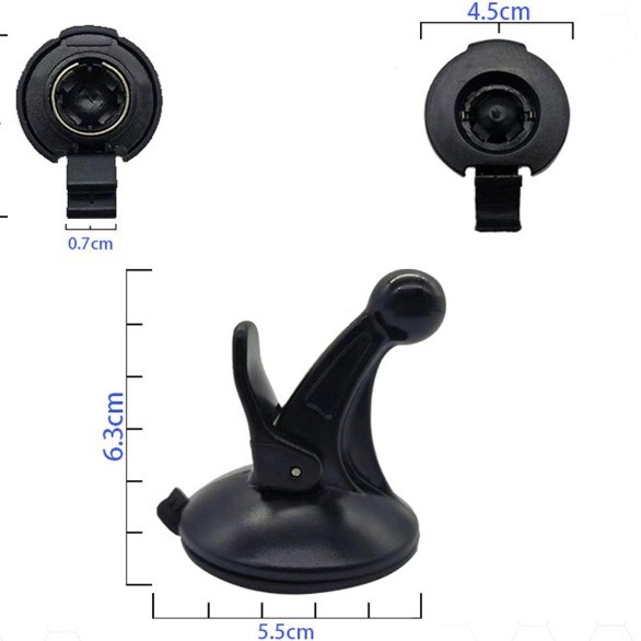 Autós GPS-tartó hátlapi rögzítő klippel Garmin Nuvi 2497LMT, 2557LMT, 42LM, 52 és 54LM
