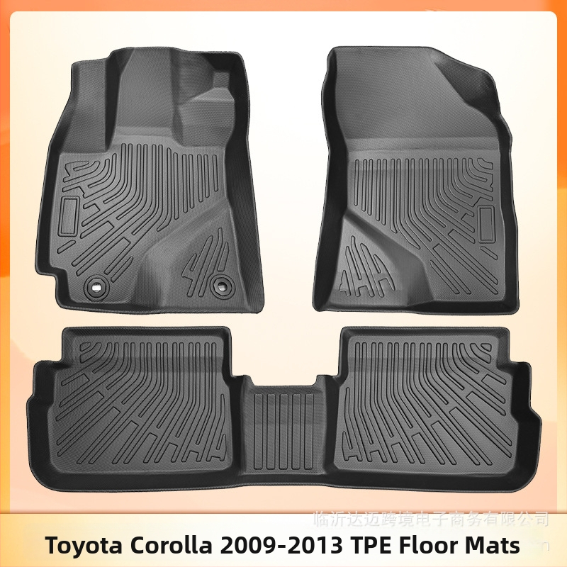 Toyota Corolla 2009–2013: 3D All-Weather TPE podlahové rohože do auta