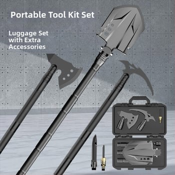 Set de lopăți pliabile pentru camping – lopată multifuncțională