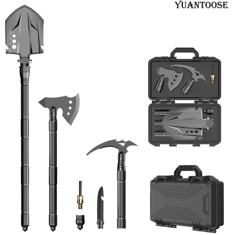 Set de lopăți pliabile pentru camping – lopată multifuncțională