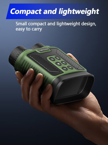 4K monokular noćnog vida DT59, 6x-10x povećanje, HD fotografije i video, promatranje ptica