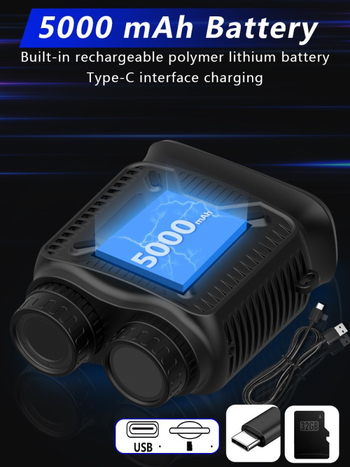 4K monokular noćnog vida DT59, 6x-10x povećanje, HD fotografije i video, promatranje ptica
