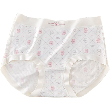 Ženske gaćice od modalnog materijala, srednji struk, prozračan jacquard s cvjetnim uzorkom
