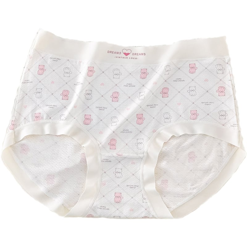 Ženske gaćice od modalnog materijala, srednji struk, prozračan jacquard s cvjetnim uzorkom