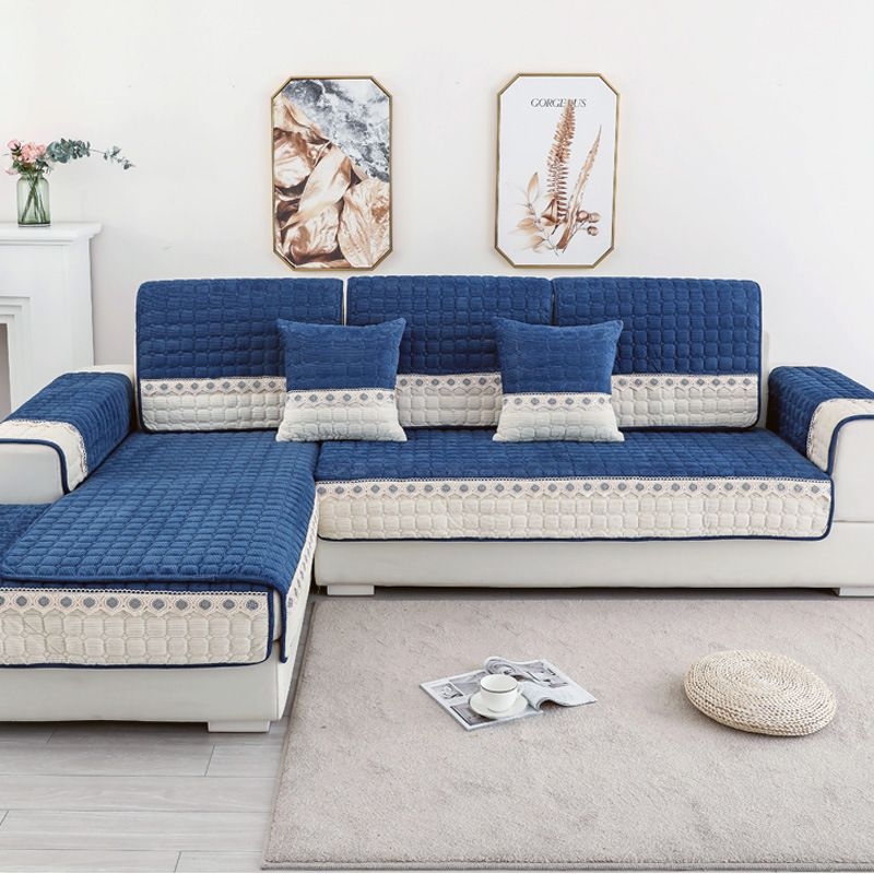 Βελούδινο μαξιλαράκι καναπέ με αντιολισθητική επιφάνεια, σετ για όλες τις εποχές, στυλ 123