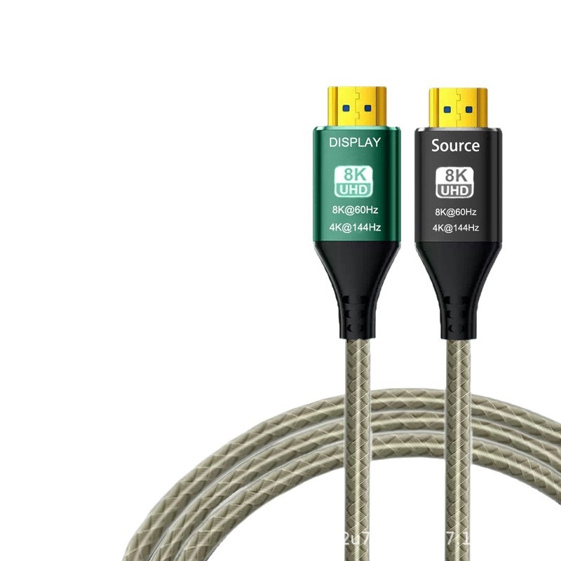 Θωρακισμένο καλώδιο επέκτασης HDMI 2.1, αρσενικό-αρσενικό, 8K60Hz για οθόνη υπολογιστή