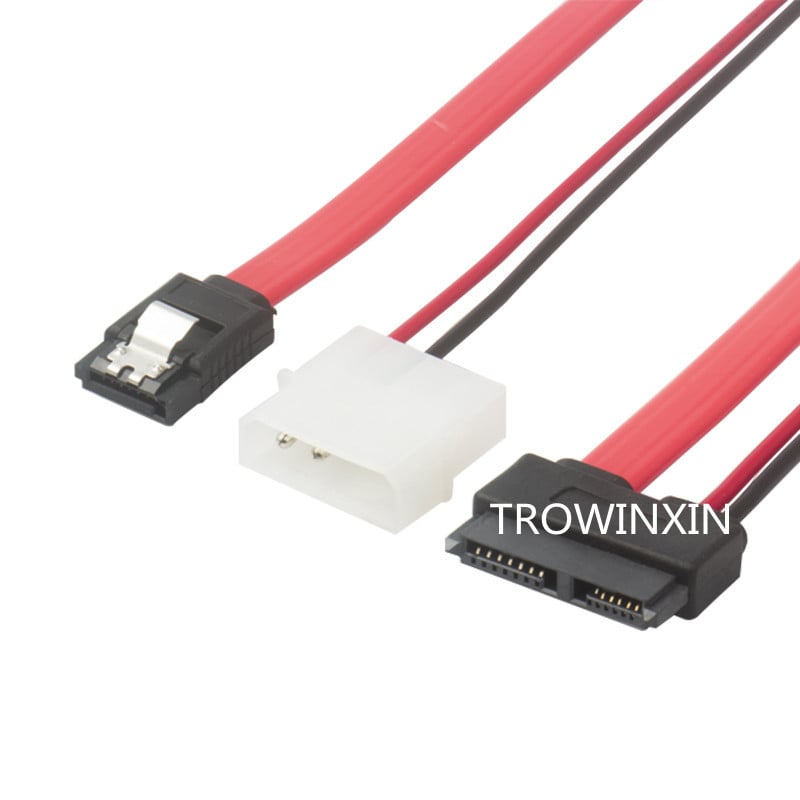 SATA 7P+6P кабел за HTPC, мини SATA кабел за твърд диск, кабел за лаптоп оптичен привод 7+6