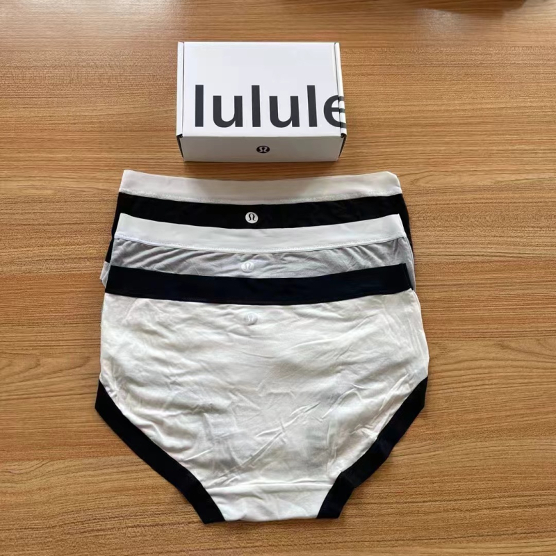 Ženske gaćice LULU, srednji pojas, modalno pamuk, prozračne, 3 komada u kutiji