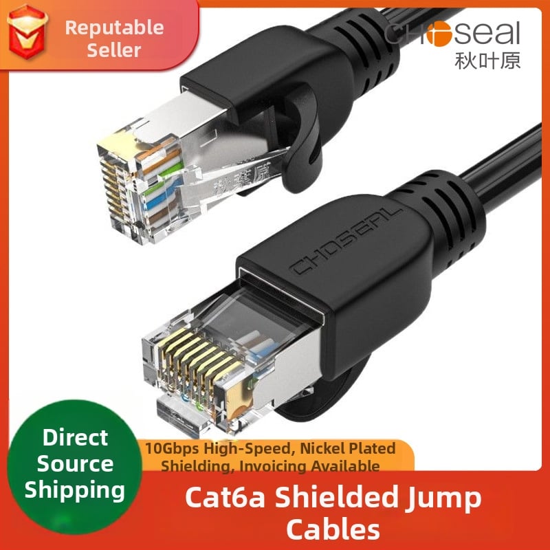 Akihabara Cat6A διπλά θωρακισμένο patch cable, 10 Gbps, οικιακή χρήση, QS5066A