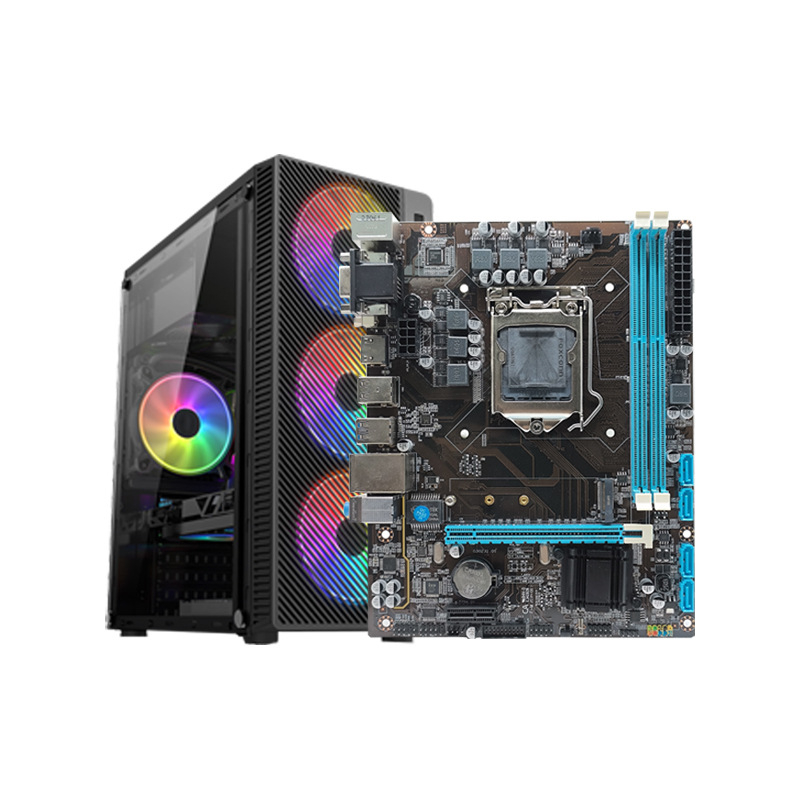 H110 DDR3 μητρική πλακέτα για επιτραπέζιο υπολογιστή, LGA1151 socket, συμβατή με Intel i3/i5/i7 6ης–8ης γενιάς (Guoshuo)