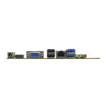 Heshuo HS77 HM65 Μίνι-ITX βιομηχανική μητρική κάρτα με διπλές θύρες δικτύου, έξι σειριακές θύρες RS-485 και δέκα θύρες USB για POS