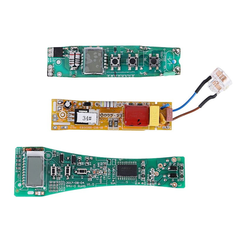 Двустранна медна PCB за уред за изправяне и къдрене на коса — платка за управление на захранването