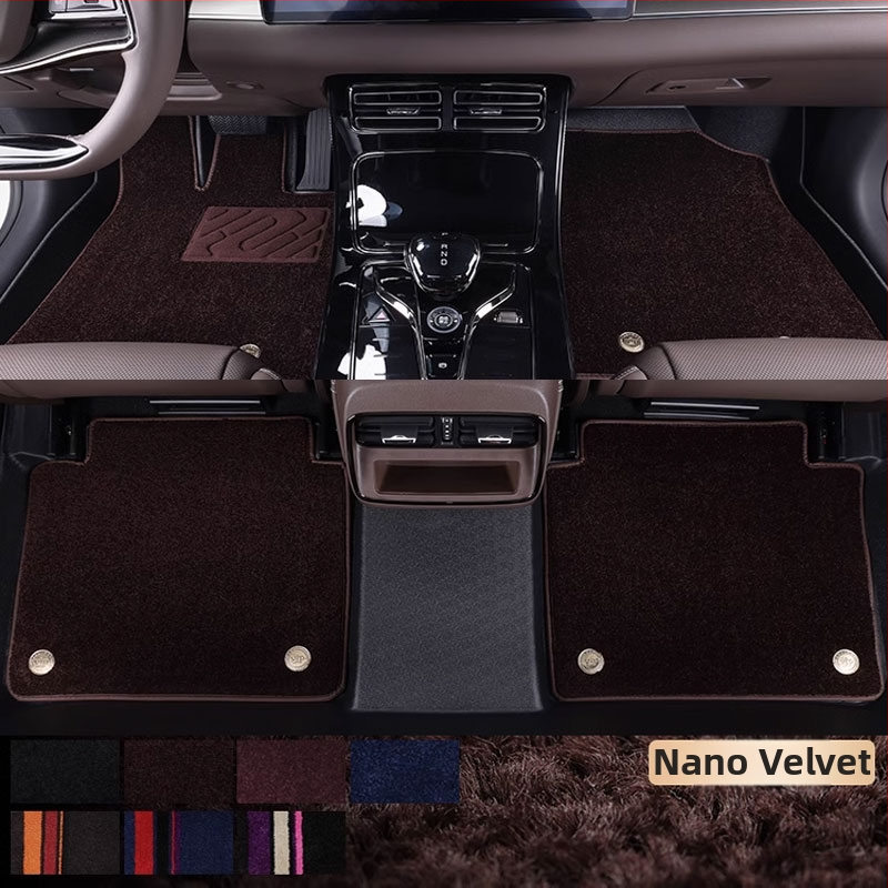 Automobilový podlahový koberec so Silk-Loop Jacquard povrchom, výmena pre vodiča, PVC protišmykový, hrúbka 20 mm