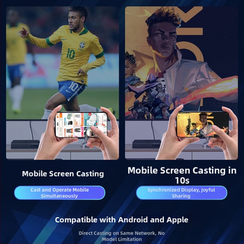 Inteligentná bezdrôtová Wi‑Fi TV krabička, 4K sieťový set‑top box, zrkadlenie obrazovky, vhodná pre prehrávače