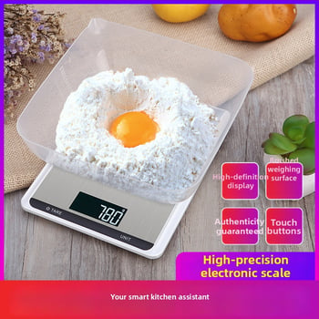 Changxie CX-518 nerezová kuchynská váha, váha na potraviny a pečenie, presnosť 5 kg/1 g, kapacita 10 kg