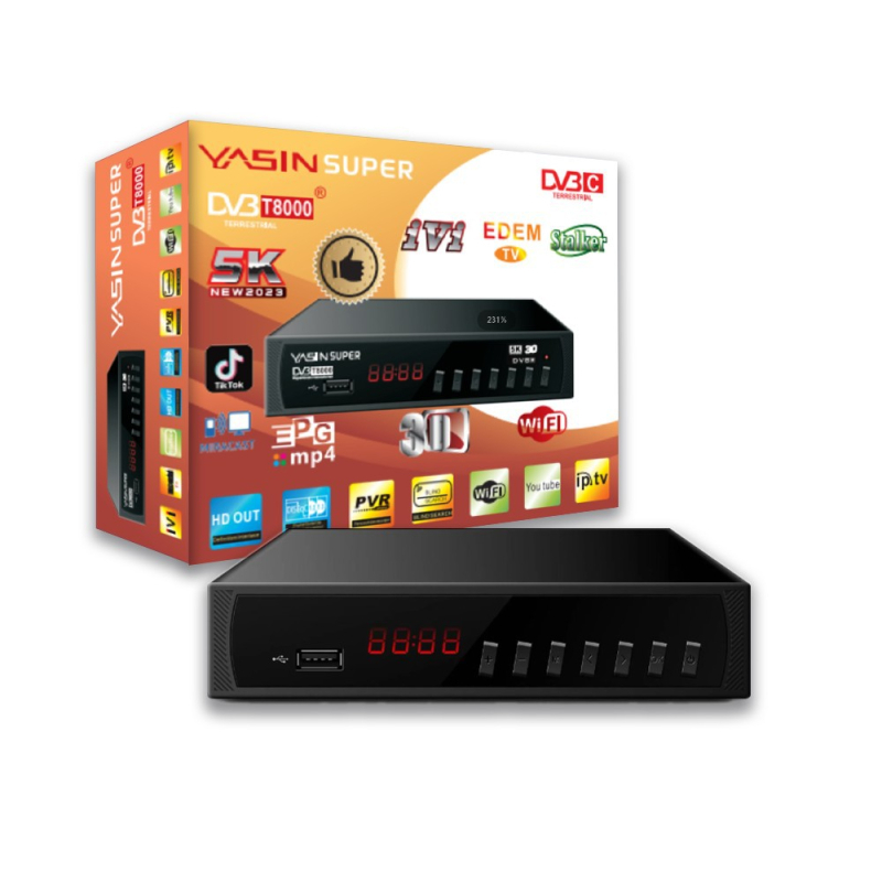 DVB-T2 H.264 Set-Top Box digital cu receptor HD pentru uz casnic