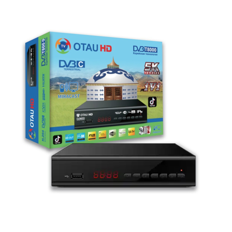 DVB-T2 H.264 Set-Top Box digital cu receptor HD pentru uz casnic
