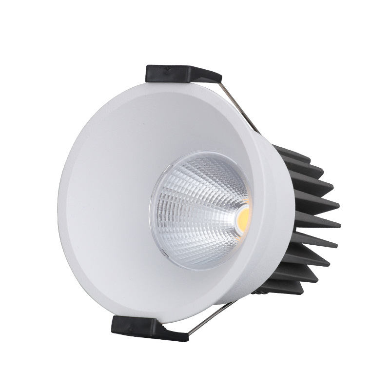 LED duboko anti-sjajna ugrađena usmjerena LED svjetiljka s uskim okvirom COB stropna rasvjeta za dnevni boravak i hodnik