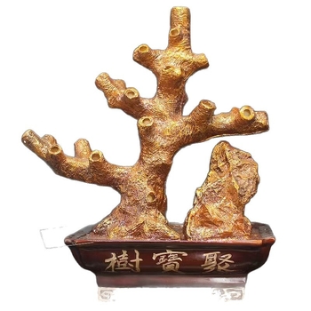 Парично дърво от мъниста — ръчно изработено DIY бонсай украса за саксия