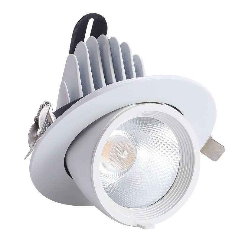 Ugrađena LED usmjerenja svjetla za trgovine odjećom i showroome, COB downlight