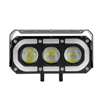 3 RGB gyűrűs motorkerékpár reflektor, RGB halo fehér és sárga színekkel, ultranagy fényerővel, külső távirányítós reflektor