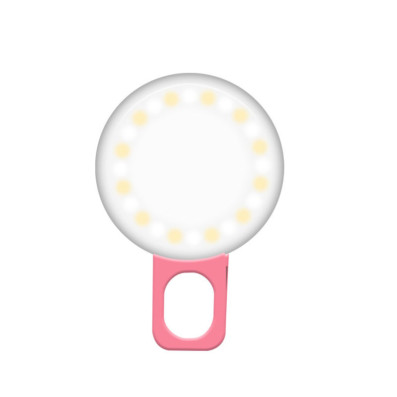 Prijenosno LED osvjetljenje za mobitel — tri temperature boje, poboljšava kožu i konture lica, za live streaming i selfije, HD fotografije i videa