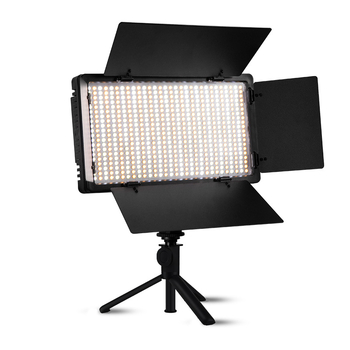 LED φως φωτογράφισης 600/800 με ρυθμιζόμενες πόρτες τεσσάρων φύλλων, κατάλληλο για φωτογράφηση φαγητού και ζωντανή μετάδοση, πάνελ φωτισμού στούντιο