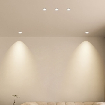 Ugrađena COB downlight s uskim okvirom, anti-glare, wall-washer rasvjeta za dnevni boravak