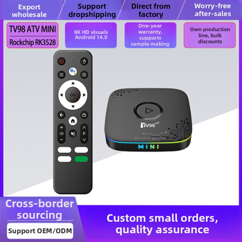 Tv98 ATV Mini Android 14 dvojpásmový set-top box s HDMI, 8K sieťový mediálny prehrávač