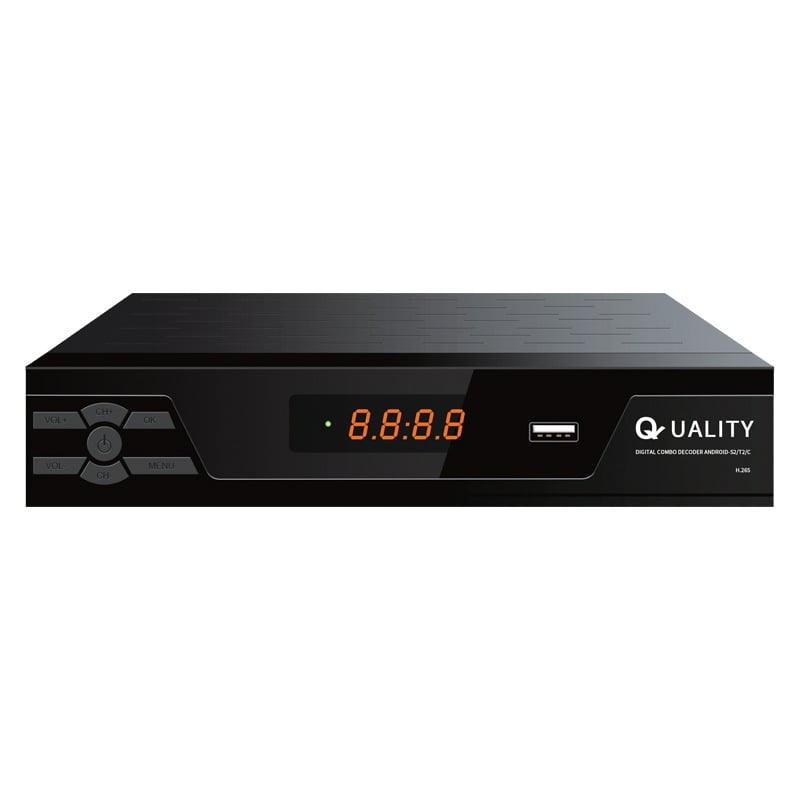 DVB-T2S2 HD σετ-τοπ μπόξ με H.265 για οικιακή χρήση