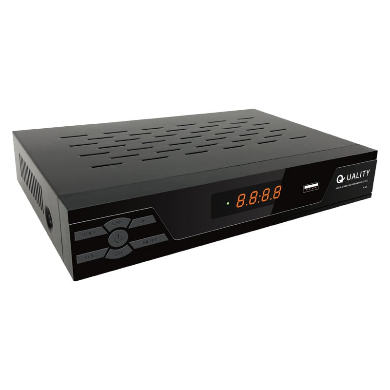 DVB-T2S2 HD σετ-τοπ μπόξ με H.265 για οικιακή χρήση