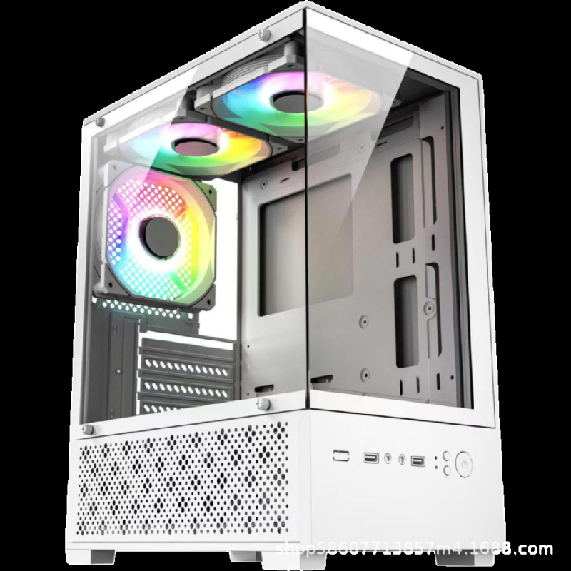 X-2 Sea View Room компютърен корпус – MATX/ATX mid-tower, стоманен, с включено захранване, преден USB 3.0