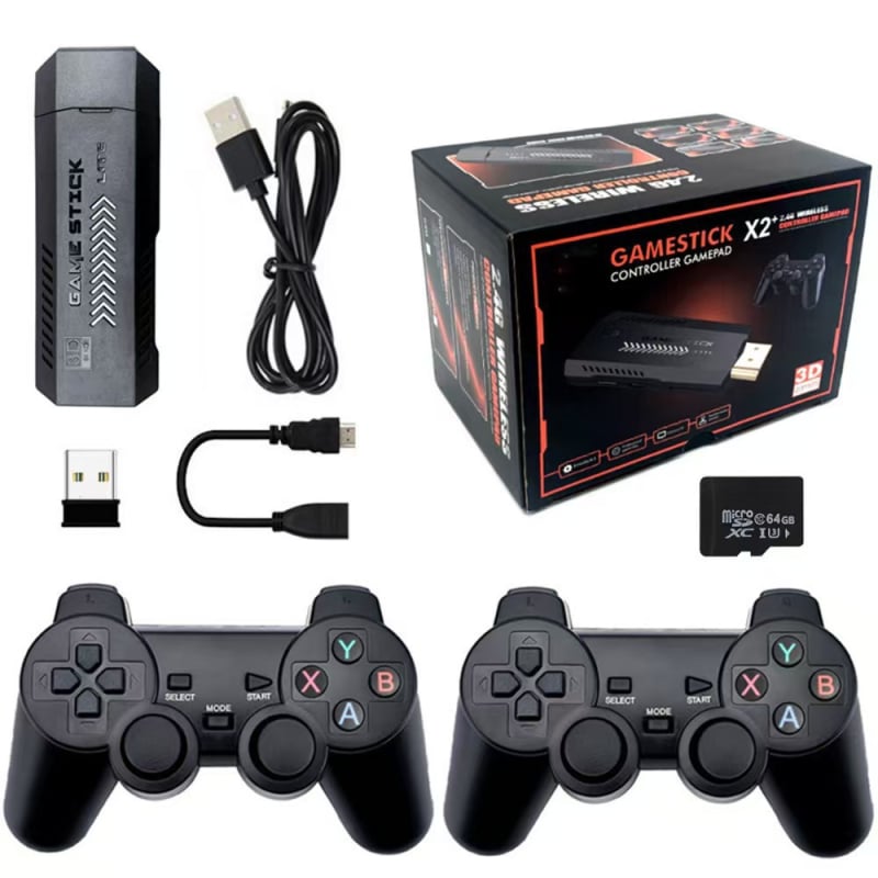 GD10 4K HD οικιακή κονσόλα arcade για τηλεόραση, ασύρματο 2,4G PSP ρετρό κουτί παιχνιδιών