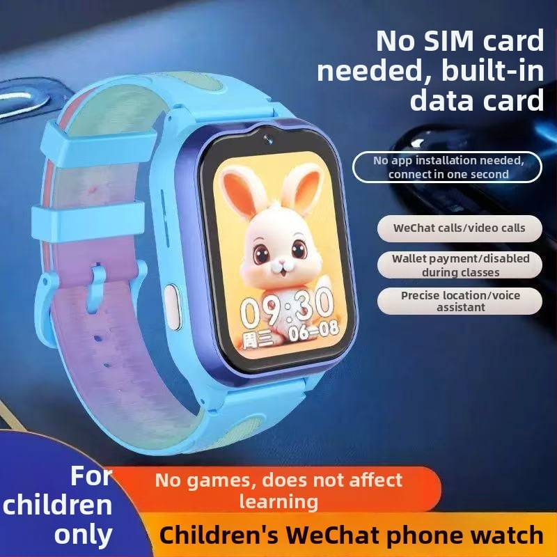 5G смарт часовник с голям екран и слот за SIM карта, многофункционален, мобилни плащания и WeChat видеоразговори