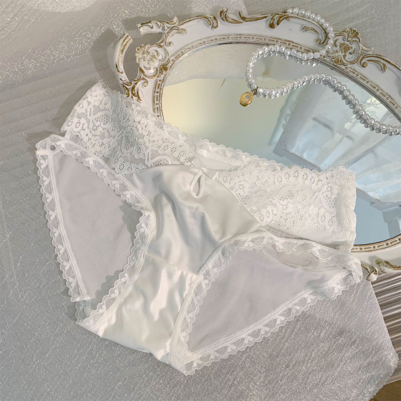 Francuski stil ženskih čipkastih gaćica – bezšivne, prozračné