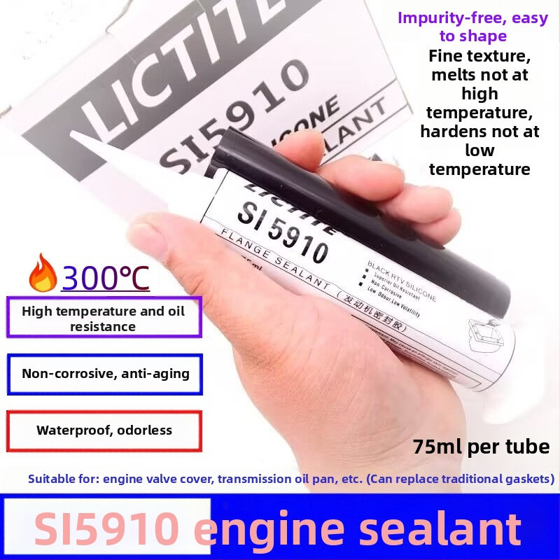 SI5910 Motorový tesniaci prostriedok pre automobil, tesnenie olejovej vane, odolný voči olejom, vysoká teplota, vodeodolný, čierna guma
