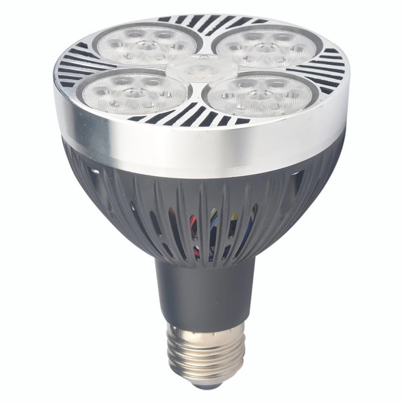 35W PAR30 LED spot svjetlo, 220V, tiši ventilator, visok sjaj bijelo-toplo-neutralno svjetlo za trgovine
