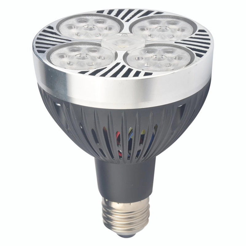 35W PAR30 LED spot svjetlo, 220V, tiši ventilator, visok sjaj bijelo-toplo-neutralno svjetlo za trgovine