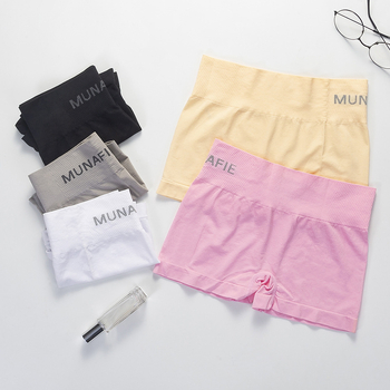 MUNAFIE Bezšivne ženske shapewear hlače, srednji pojas, oblikovanje trbuha