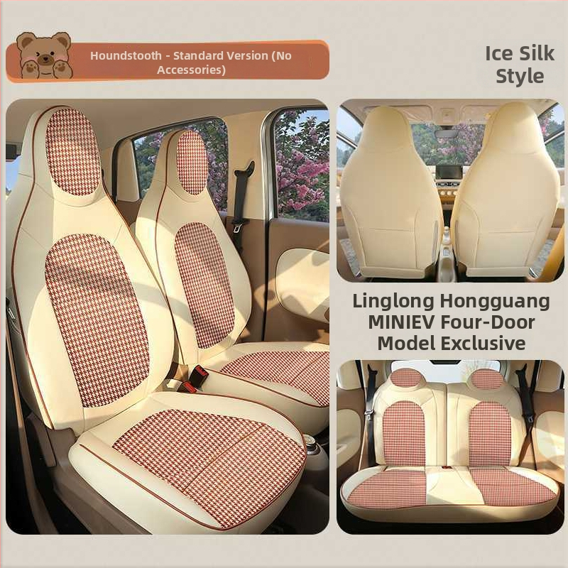 Potahy sedadiel Wuling Mini pre štvordverovú verziu, štvrtá generácia Hongguang EV Mini, sedadlové vankúše do všetkých ročných období