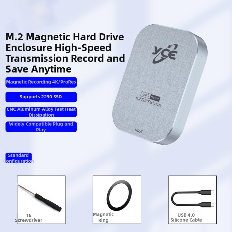 Vonkajšia skrinka pre M.2 NVMe (2230) - hliníková zliatina, USB-C, až 4TB