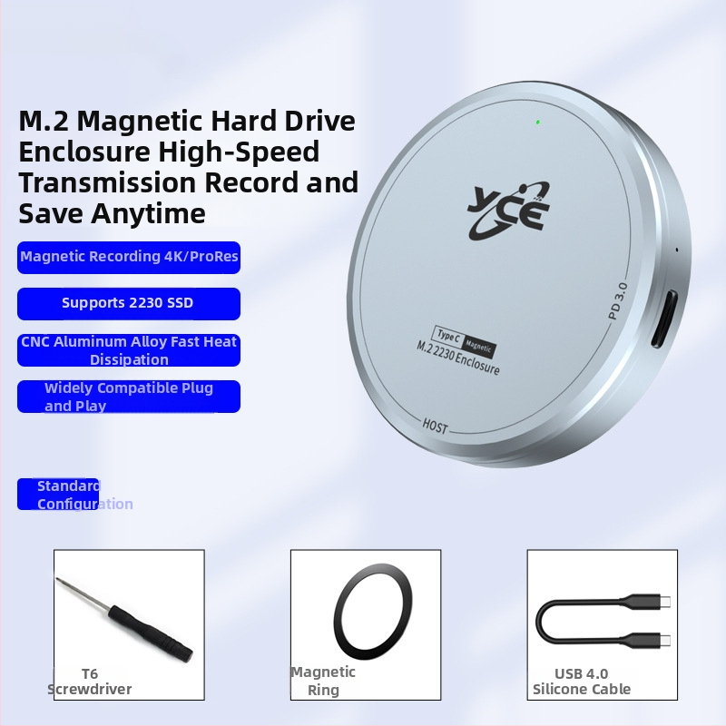 Vonkajšia skrinka pre M.2 NVMe (2230) - hliníková zliatina, USB-C, až 4TB