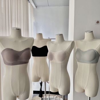 Strapless grudnjak od gel materijala s mekom podrškom za male grudi, protuklizno, tub-top s lijepim leđima