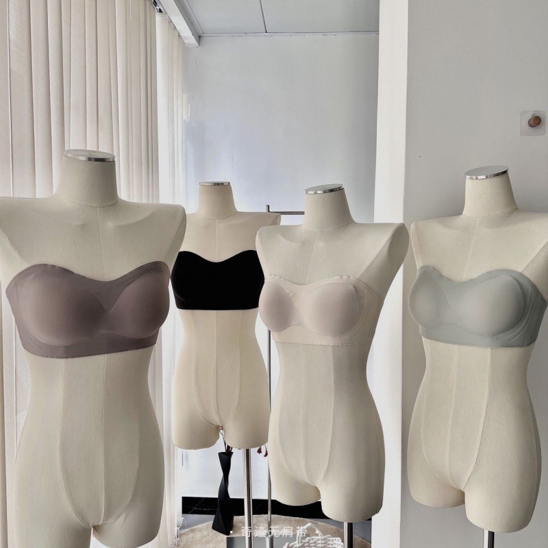 Strapless grudnjak od gel materijala s mekom podrškom za male grudi, protuklizno, tub-top s lijepim leđima