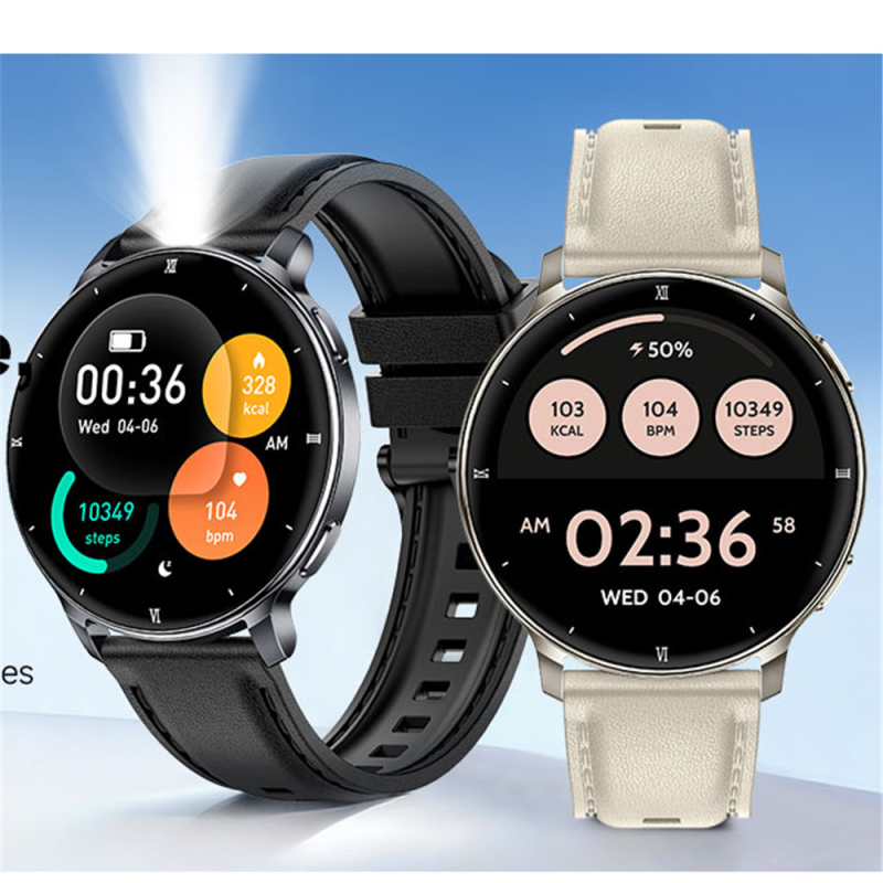 HT39 pametni sat s mjerenjem otkucaja srca, praćenjem sna, Bluetooth pozivima, glasovnim asistentom, HD zaslonom, sportski sat za par