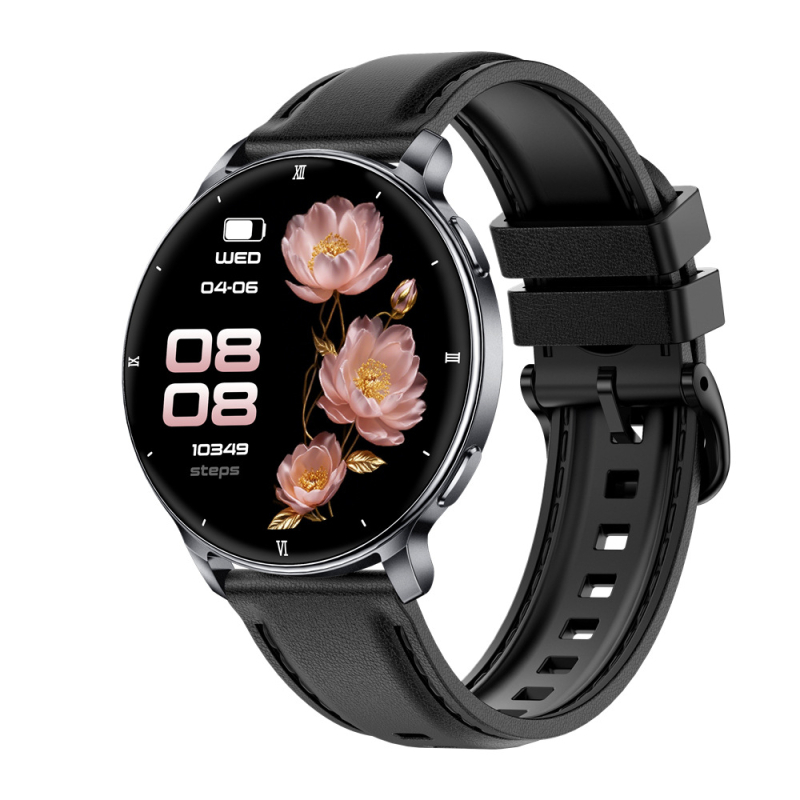 HT39 pametni sat s mjerenjem otkucaja srca, praćenjem sna, Bluetooth pozivima, glasovnim asistentom, HD zaslonom, sportski sat za par