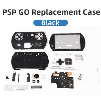 Kryt PSP Go – výmena so kompletným tlačidiel, skrutiek, príslušenstva a nálepiek