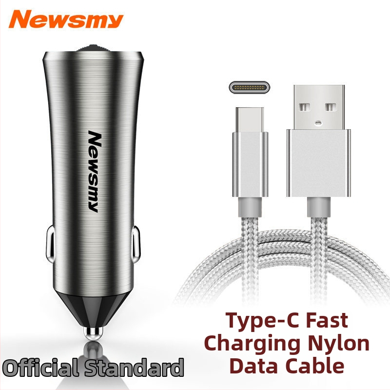Newman HD автомобилен Bluetooth приемник MP3 плеър, компактно тяло, двупортово бързо зареждане и FM предавател