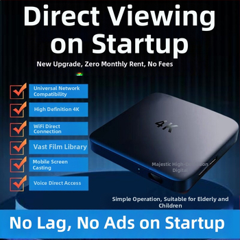 2025 nový model bezdrôtový sieťový set-top box s Wi-Fi 4K