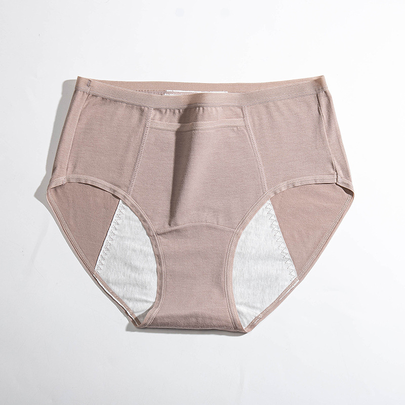 Ženske menstrualne gaćice s visokim strukom, dišuće, zaštita od curenja, pamuk, japanskog stila